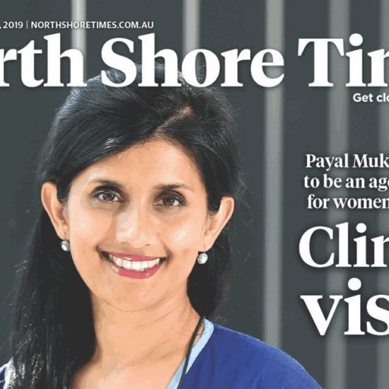 Associate Professor Payal Mukherjee in Northshore times